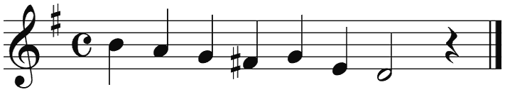 Notenbalk regel 9 (iso)