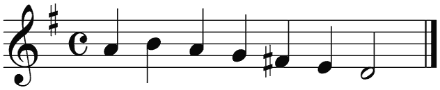 Notenbalk regel 12 (iso)
