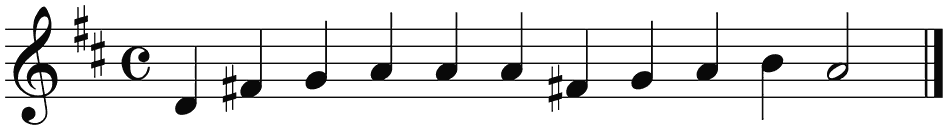 Notenbalk regel 1 (iso)