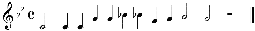 Notenbalk regel 1 (rit)