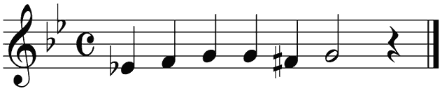 Notenbalk regel 2 (iso)