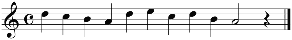 Notenbalk regel 3 (iso)