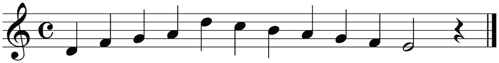 Notenbalk regel 5 (iso)
