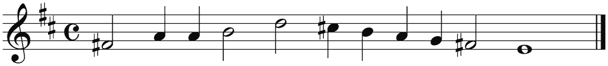 Notenbalk regel 6 (rit)