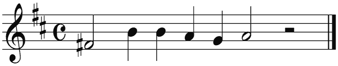 Notenbalk regel 2 (rit)