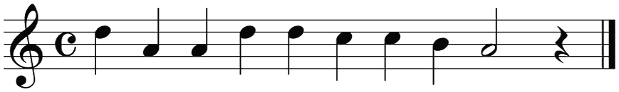 Notenbalk regel 1 (iso)