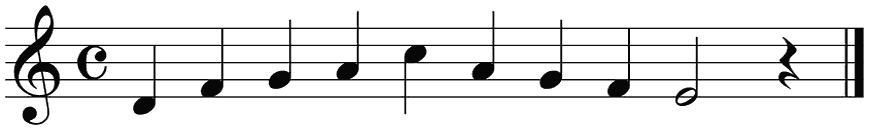 Notenbalk regel 5 (iso)