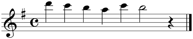 Notenbalk regel 8 (iso)