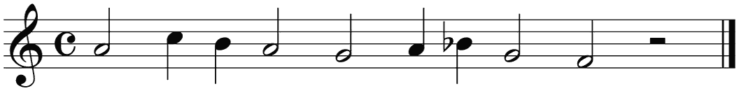 Notenbalk regel 3 (rit)