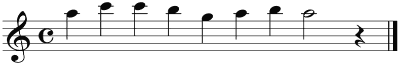 Notenbalk regel 4 (iso)