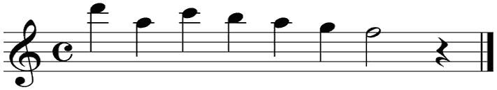 Notenbalk regel 6 (iso)