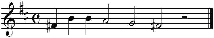 Notenbalk regel 8 (rit)