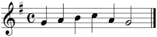 Notenbalk regel 8 (iso)