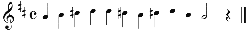 Notenbalk regel 1 (iso)