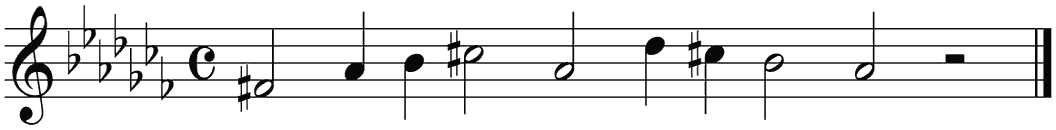 Notenbalk regel 5 (rit)