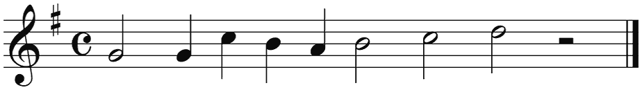 Notenbalk regel 2 (rit)