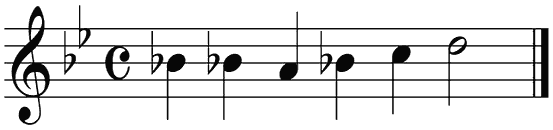 Notenbalk regel 2 (iso)