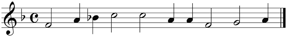 Notenbalk regel 7 (rit)