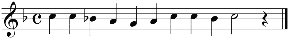 Notenbalk regel 4 (iso)
