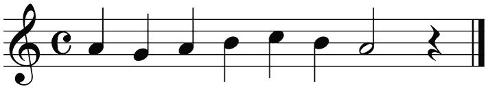 Notenbalk regel 3 (iso)
