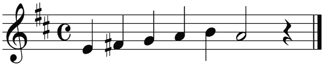 Notenbalk regel 9 (iso)