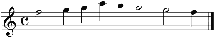 Notenbalk regel 7 (rit)